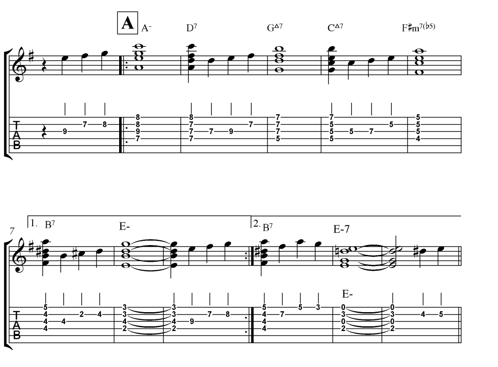 Autumn Leaves Chord-Melody_0001